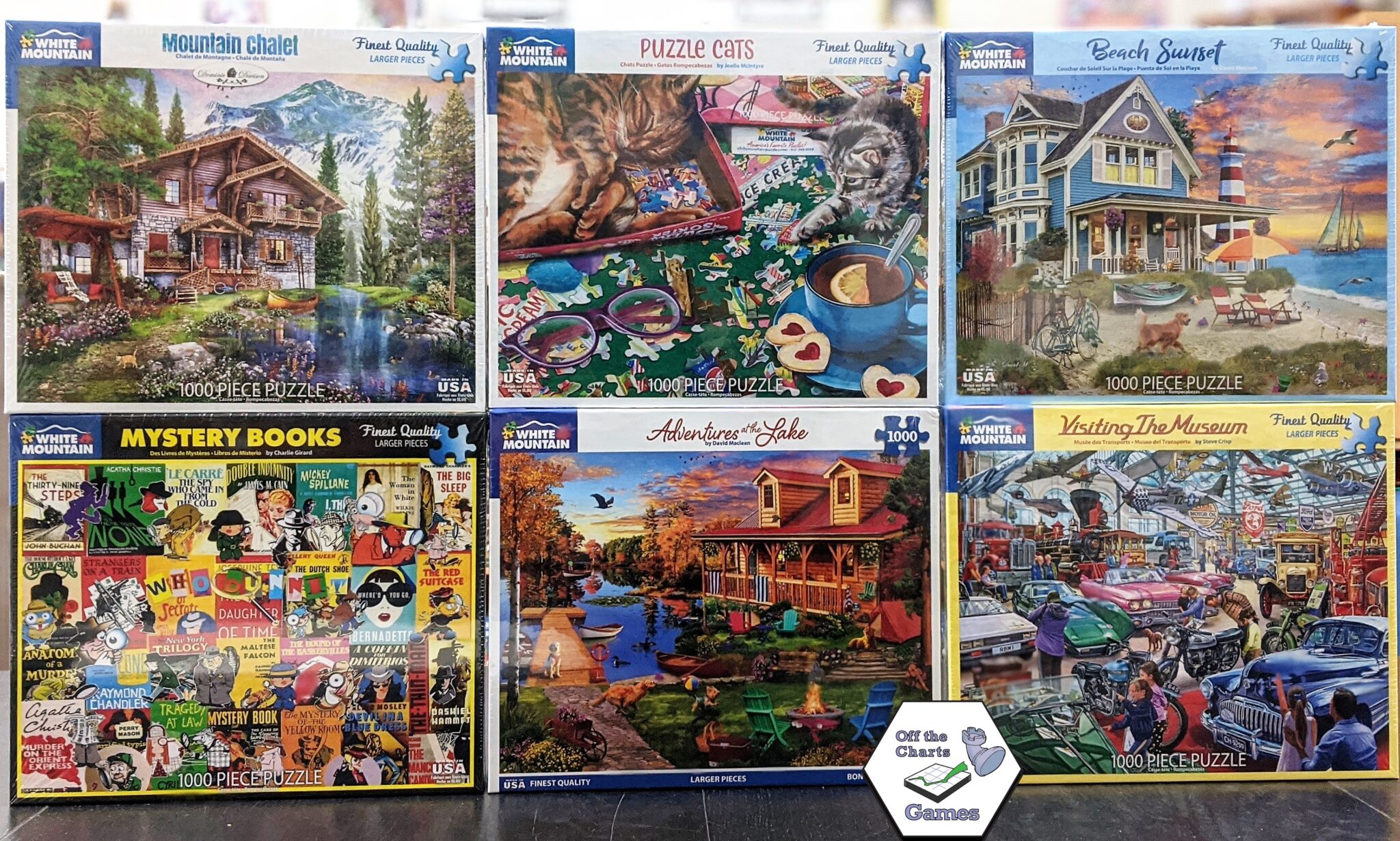 Jigsaw Puzzles White Mountain Off The Charts Games