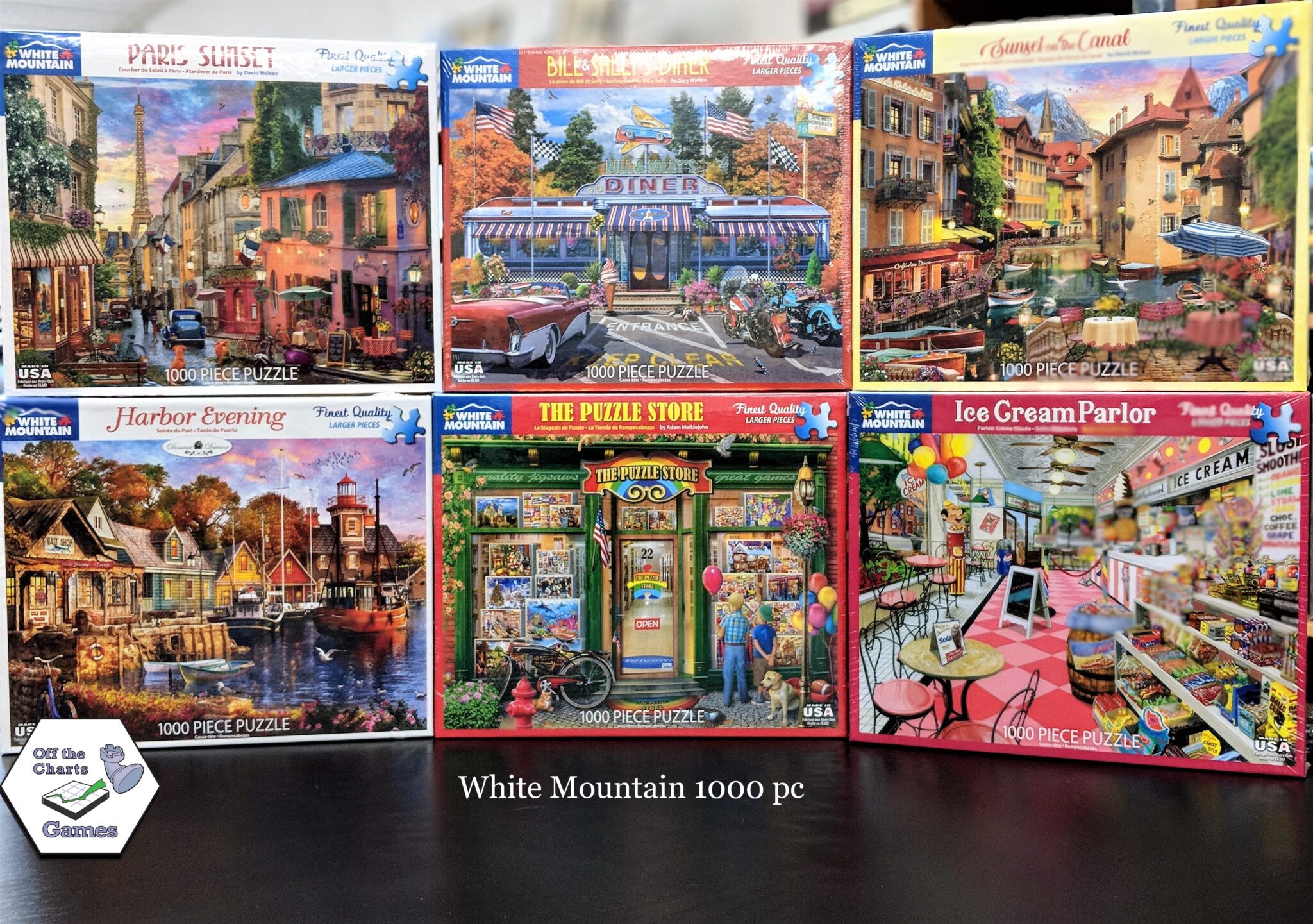 Puzzles Arrivals: White Mountain – Off The Charts Games