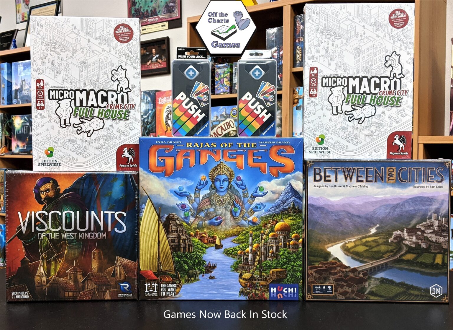 Games Back In Stock Off The Charts Games